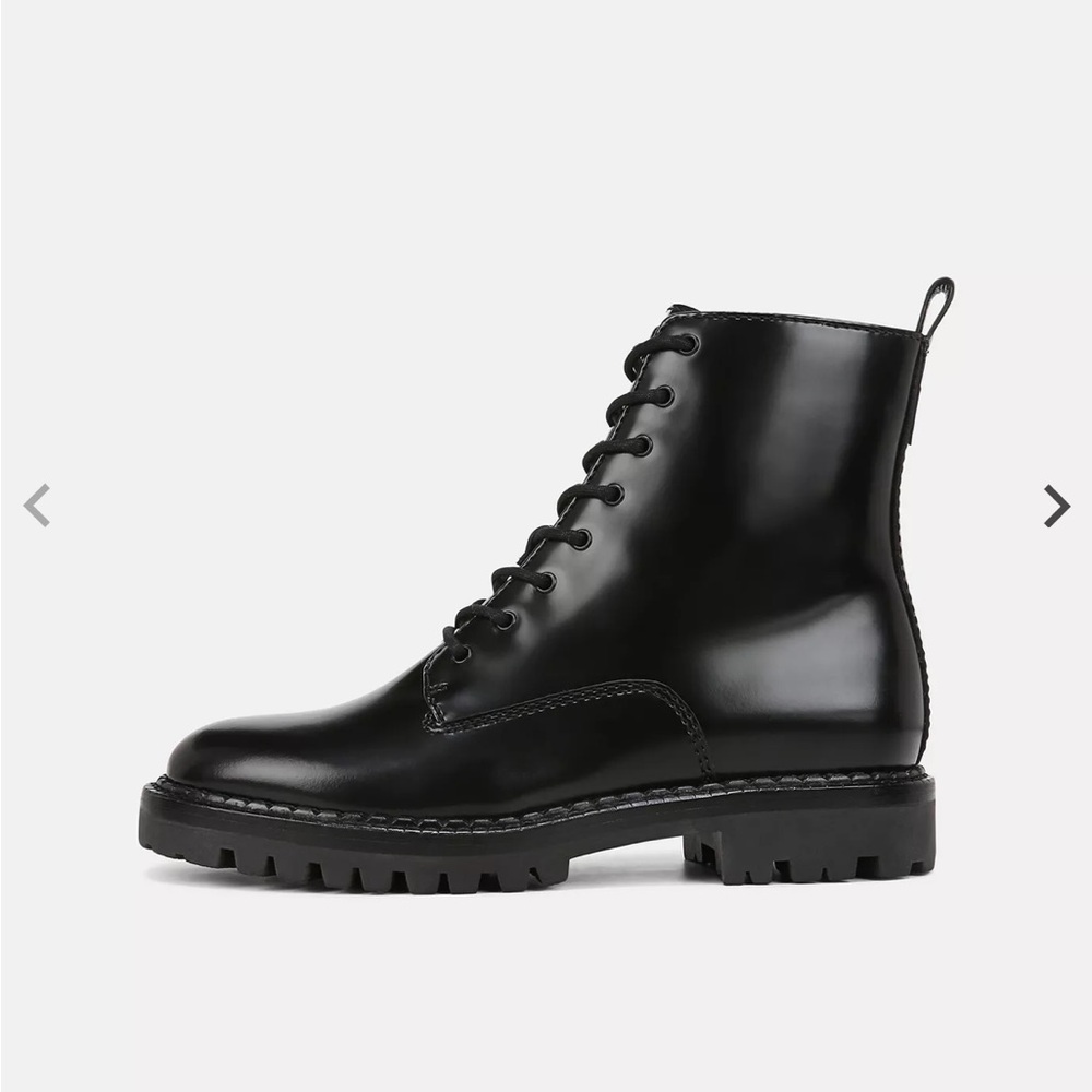 Madewell Glossy Black Combat Boots
